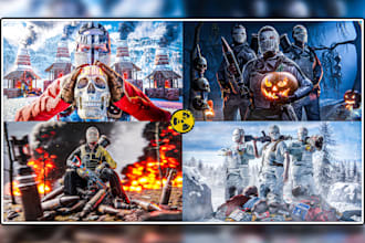 create professional thumbnails rust for your channel youtube