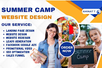 design summer camp flyer summer camp kids flyer educational flyer