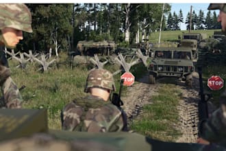 script your idea in arma reforger, create custom mods, and retexture for arma 3