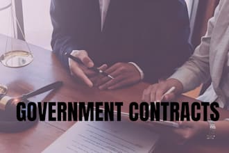 bid proposal writing, research government contract, and respond to rfp, rfq, rfi