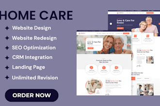 home care website elderly care healthcare website medical website home care