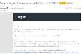 create a poa to reinstate your amazon account or listing