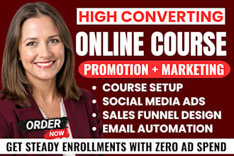 do online course promotion, kajabi course marketing, udemy, thinkific SEO