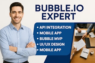 build, fix, and scale your bubble io web app, mvp, or saas product