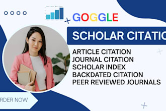 increase article citations on google scholar, backdate paper citation