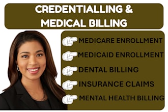 do credentialling, medical billing, mental health billing enrollment medicaid an