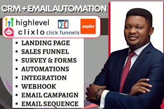 gohighlevel zapier integration clixlo email sequence clickfunnels template forms