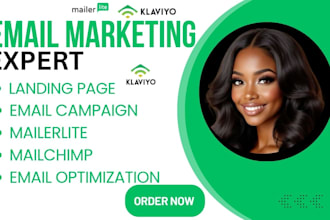 setup mailchimp email campaign mailerlite landing page email optimization
