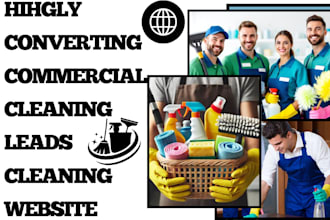 generate commercial cleaning lead, house cleaning, residential cleaning website