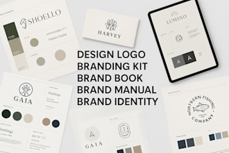 design logo design branding kit brand book brand manual brand identity