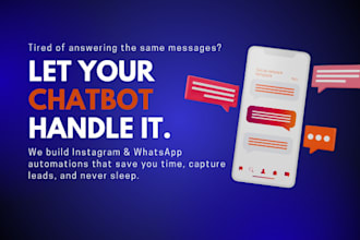 build highconverting manychat customer service or lead capture flow whatsapp dm