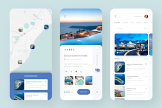 build hotel booking app, reservation app, restaurant app, city tour app, holiday