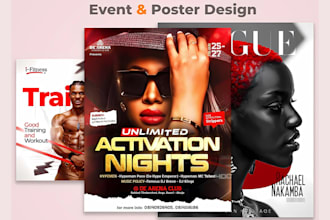 exceptional event flyer design, podcast or church flyer