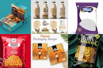do brand product packaging design, amazon package label
