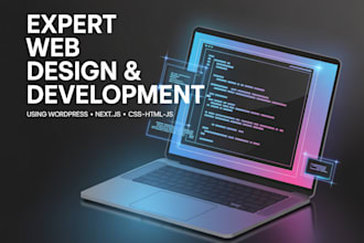 create a modern responsive website using HTML, tailwind CSS, react or wordpress