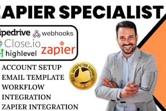 setup zapier zaps automation pipedrive close io gohighlevel webhook integration