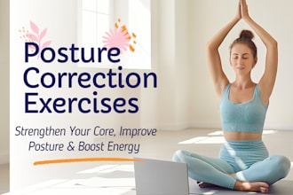 be your personal online fitness coach for posture correction and pain relief