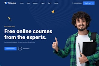 build lms elearning education website backlinks online course education website
