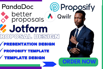 design proposify, pandadoc, proposal template design, docusign better proposal
