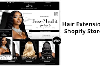 build hair extension shopify store dropshipping store wix hair extension website