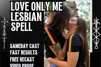cast powerful lesbian gay love spell get ex back obsession think of me spell