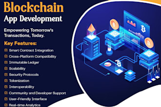 develop web3 and blockchain web apps, p2p blockchain app, blockchain platform