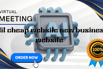 edit cheap website new business website redesign elementor pro crocoblock expert