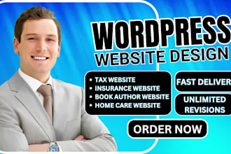 build, rebuild, responsive wordpress website design or redesign modern website