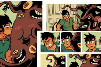 cartoon comic book comic strip character comic illustration comic book artist