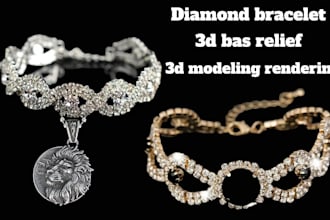 design 3d cad jewelry, engraving, pendant, jewelry animation, ring design, rhino