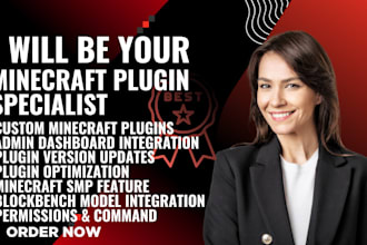 develop custom minecraft plugins for your spigot or paper server