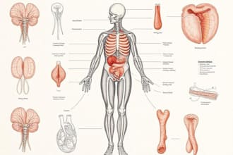 do medical anatomy, illustration and diagram for you