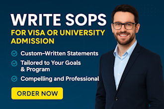 prepare a custom sops for international student visa approval