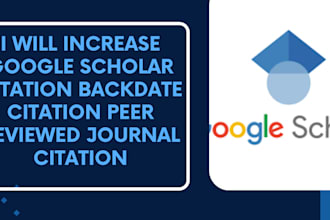 increase google scholar citation backdate citation peer reviewed journal citatio
