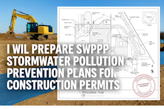 prepare swppp stormwater pollution prevention plans for construction permit