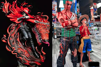 3d print and paint your miniatures, anime figures, fine art  and collectibles