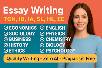 do ib extended essay history, math, economics, chem, bio, business, ia hl sl ee