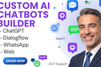 build ai chatbot for business using chatgpt,dialogflow
