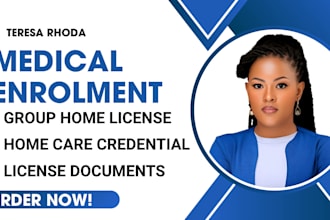 do licenses, medical enrolment for group home, home care, nemt, assisted living