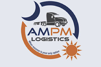 design extraordinary truck driving logo