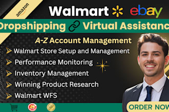 be your walmart  VA, walmart dropshipping, walmart 2 step dropshipping, wfs