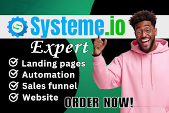 do systeme io sales funnel, gohihlevel and clickfunnels landing page