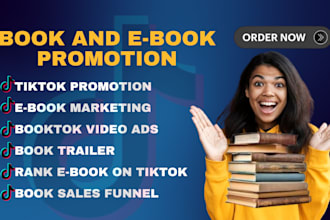 viral and rank book on tiktok booktok page with videos, KDP ads ebook marketing