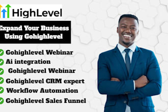 do gohighlevel CRM automation ai agent sales funnel ghl workflow ghl webinar