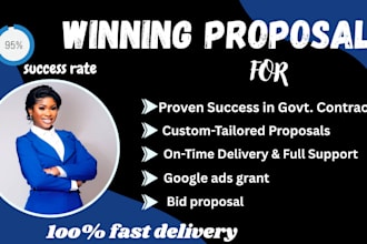 develop compelling bid proposal rfp rfq rfi secure government contract grants
