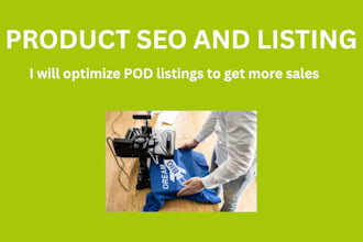 optimize pod listings for etsy to boost sales