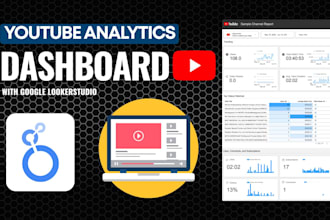 create youtube analytics dashbaord