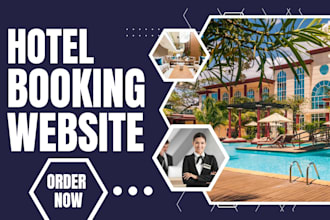 build hotel website tour vacation rental hotel booking airbnb website management