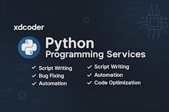 write, debug, or optimize your python code or script
