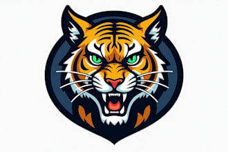 do make wild cat mascot logo for your company